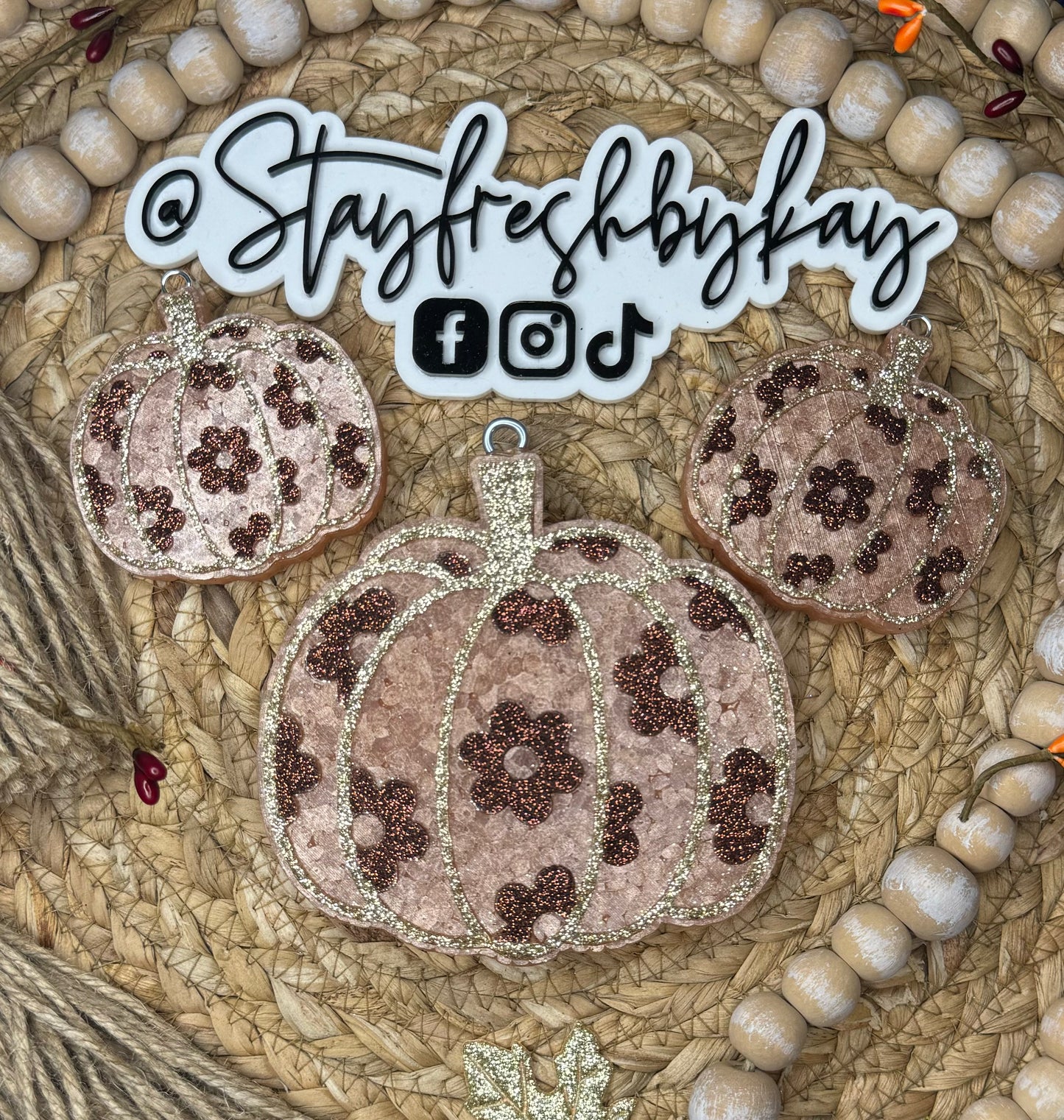 Floral Pumpkin Set