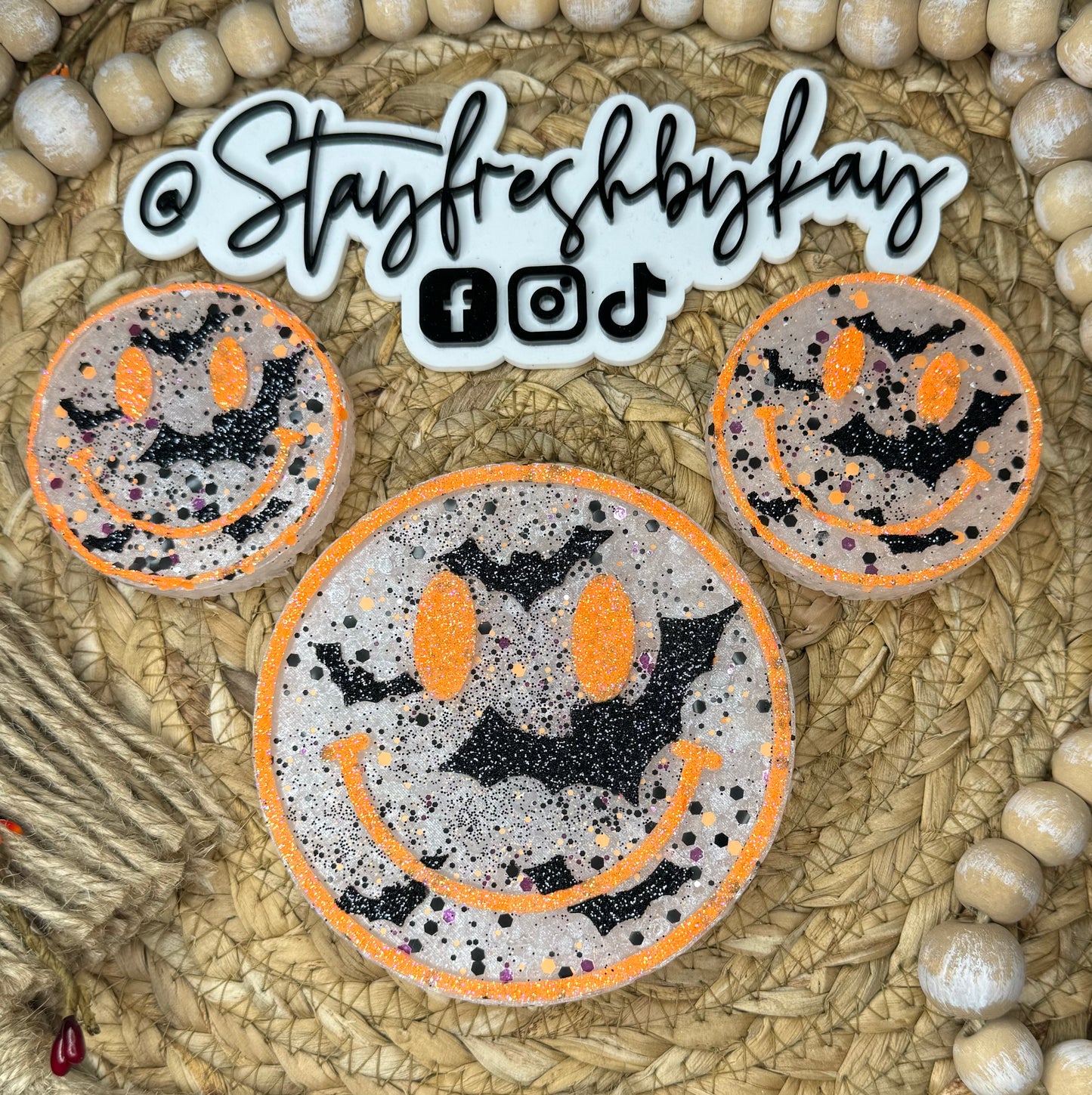 Smiley w/Bats Set