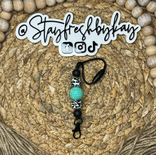 Teal Cow Hanger