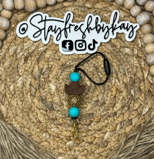 Teal Cowgirl Hanger