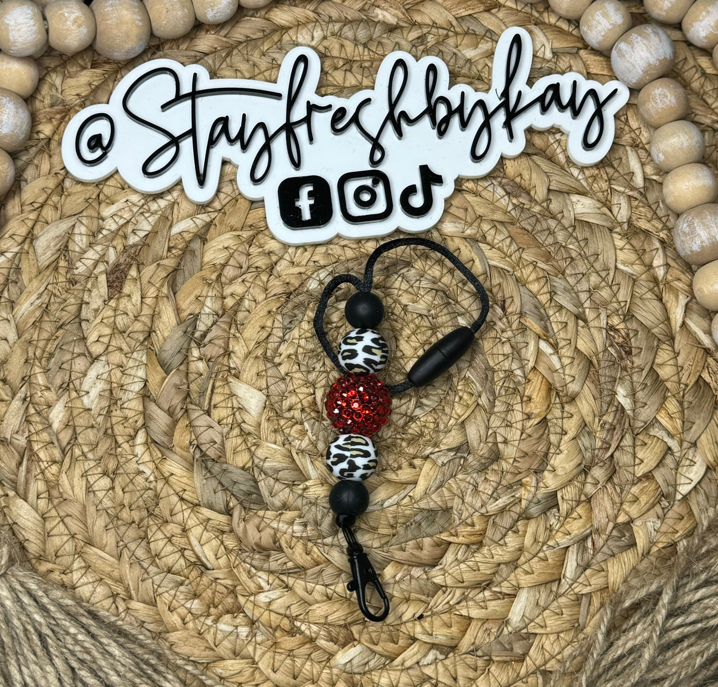 Red Cheetah Hanger