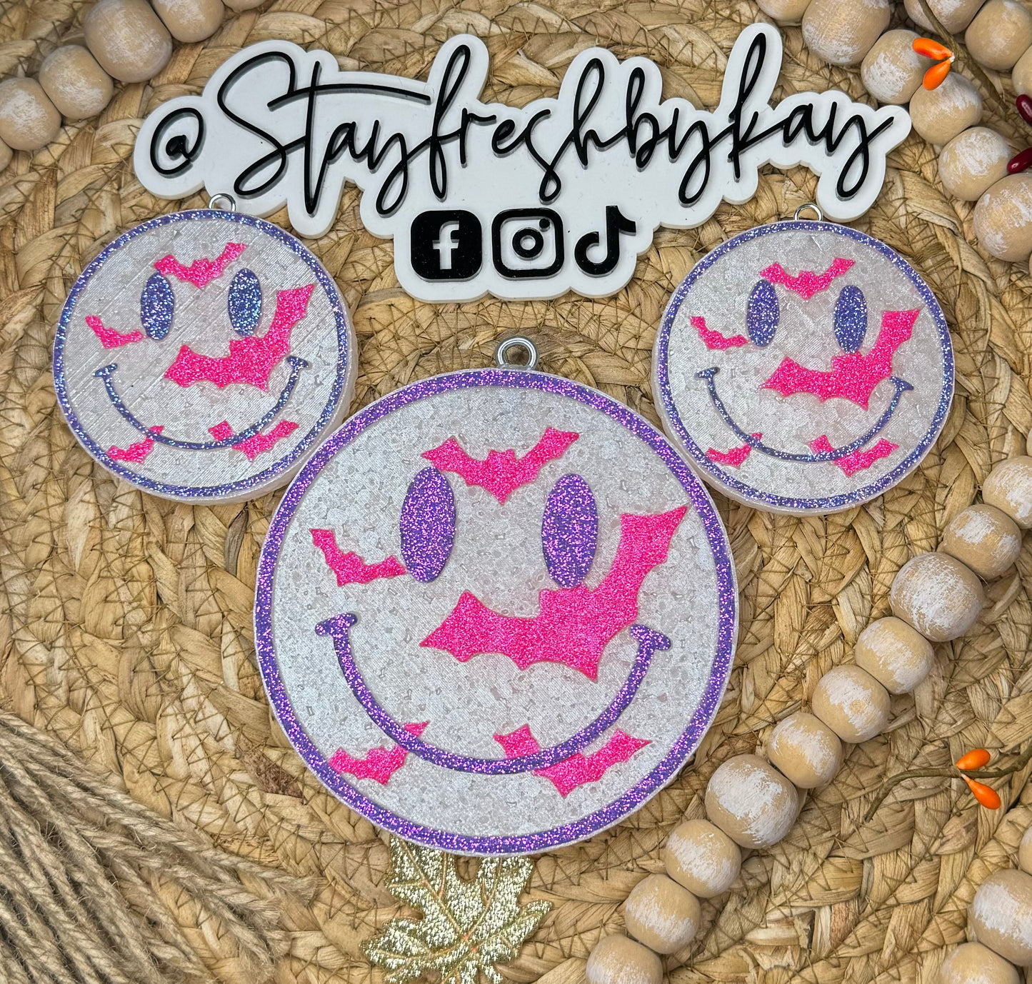Smiley w/Bats Set